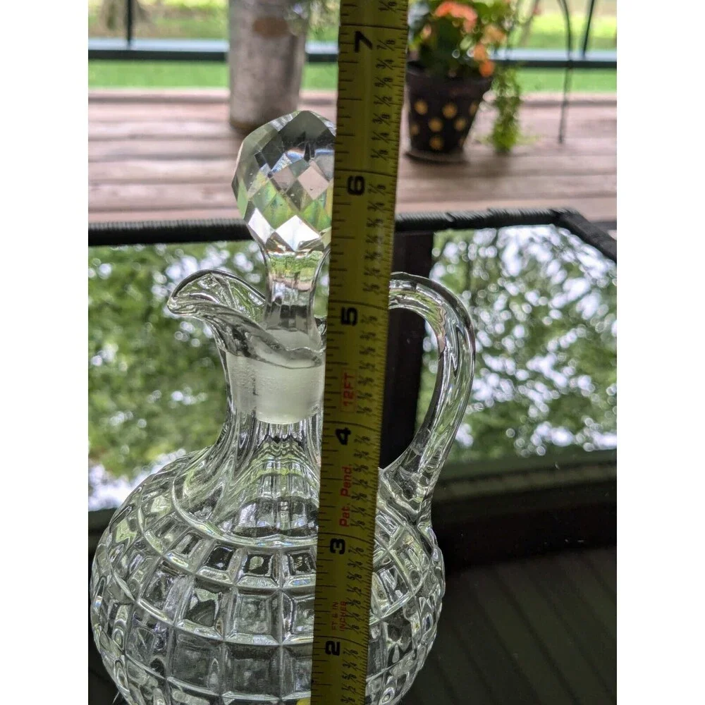 Duncan & Miller Crystal MCM 3 oz Oil Cruet 5.5